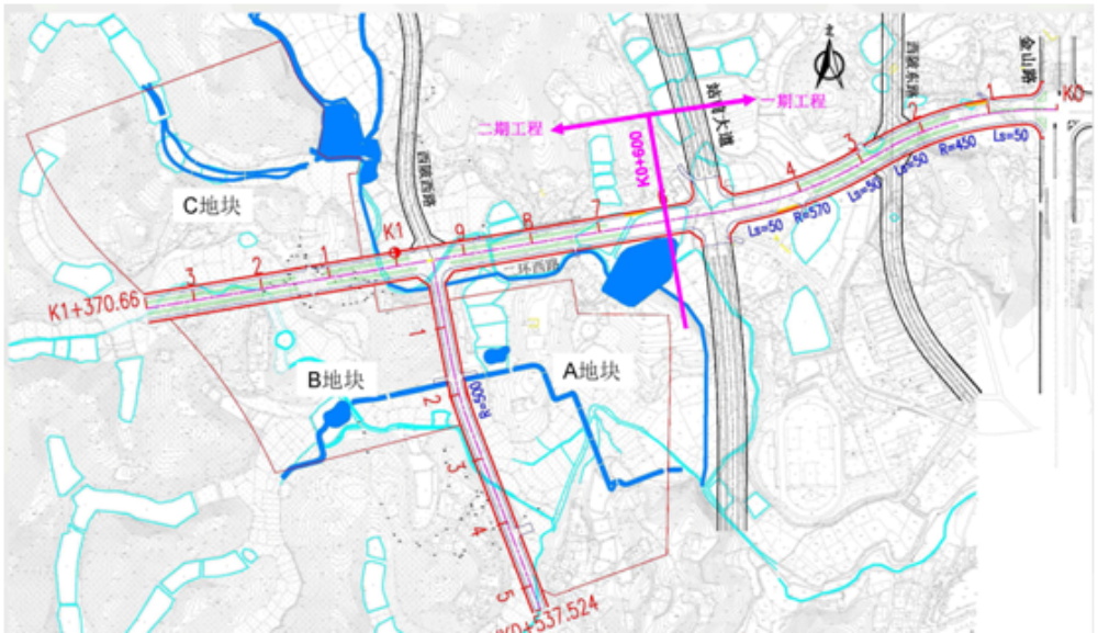 上杭縣城區二環(huán)西路城市道路工程（一期）